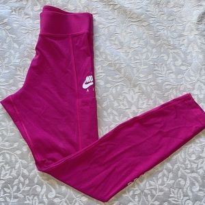 Magenta Nike air leggings